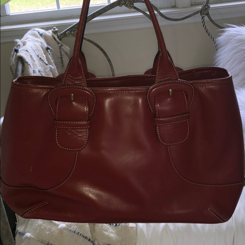 Cole Haan Red Leather Purse - Picture 6 of 6